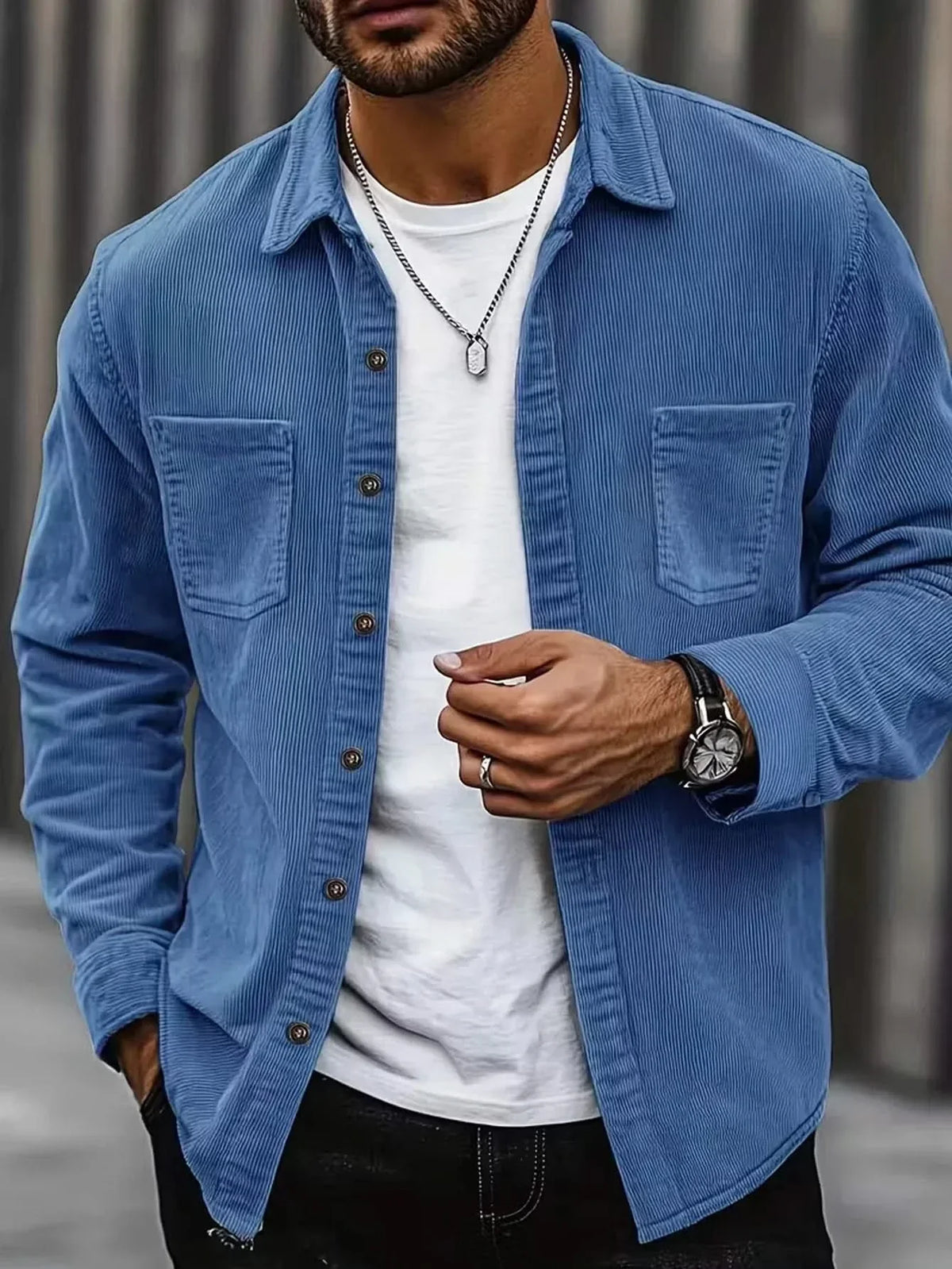 CHARLIE | Corduroy shirt-jacket
