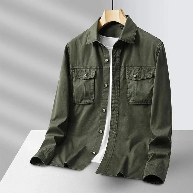 EDWARD | Overshirt with chest pockets