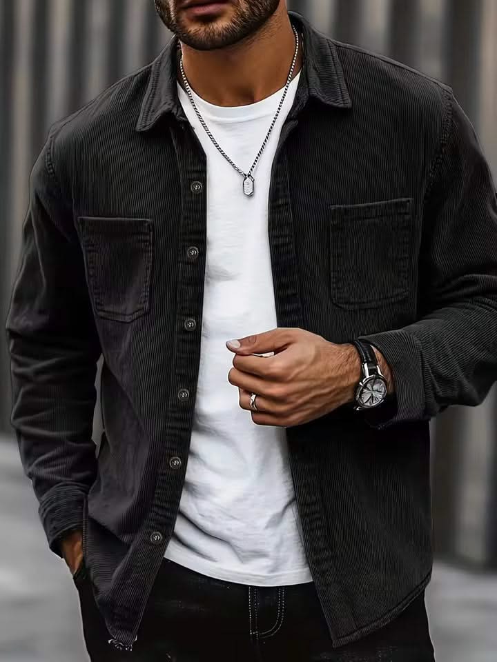 CHARLIE | Corduroy shirt-jacket