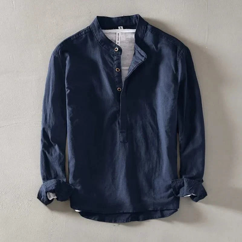 RUFUS | Shirt with mandarin collar