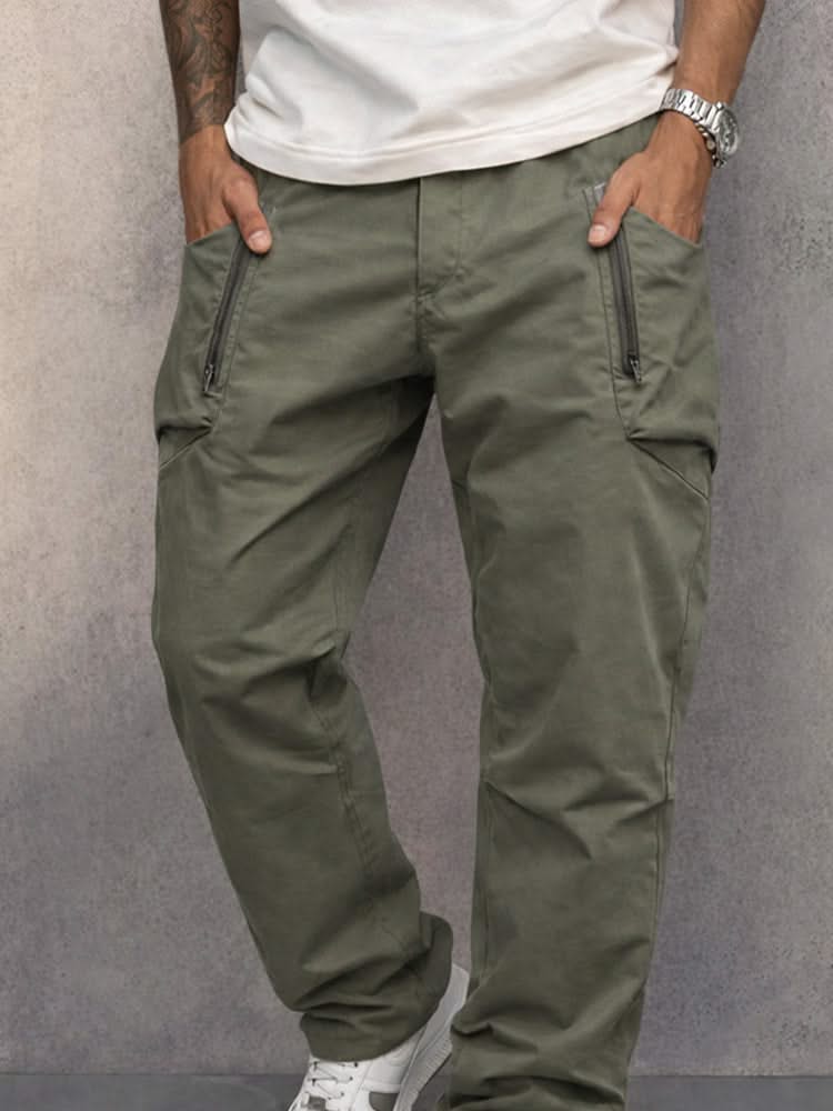 FREDDIE | Cargo trousers with zip pockets