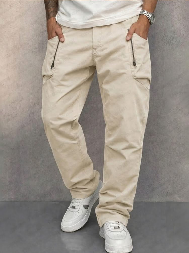 FREDDIE | Cargo trousers with zip pockets