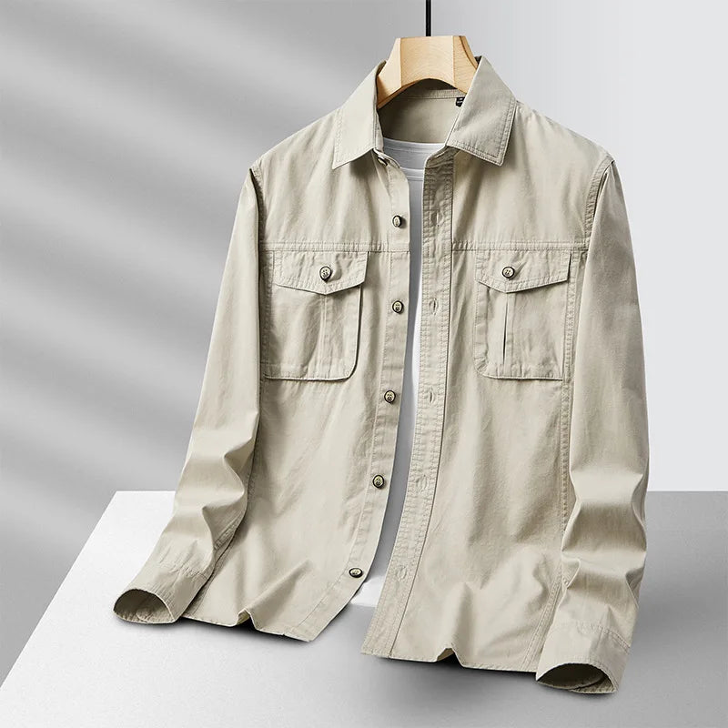EDWARD | Overshirt with chest pockets