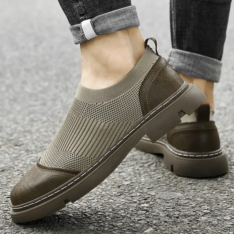 RUFUS | Mesh trainers with handcrafted finish