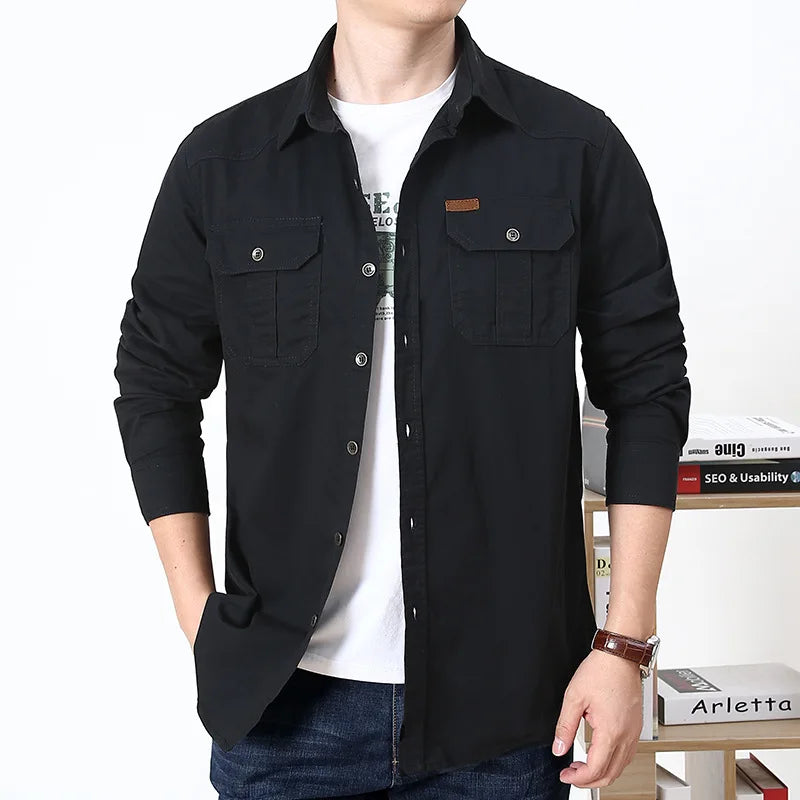 TAVREN | Safari shirt with utility pockets