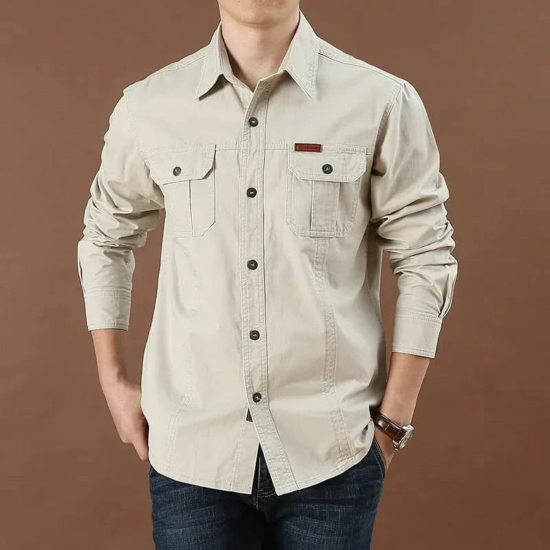 TAVREN | Safari shirt with utility pockets
