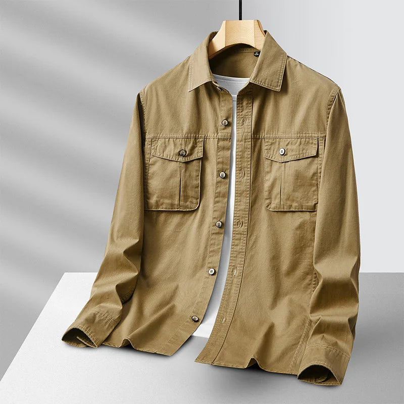 EDWARD | Overshirt with chest pockets