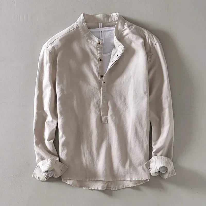 RUFUS | Shirt with mandarin collar