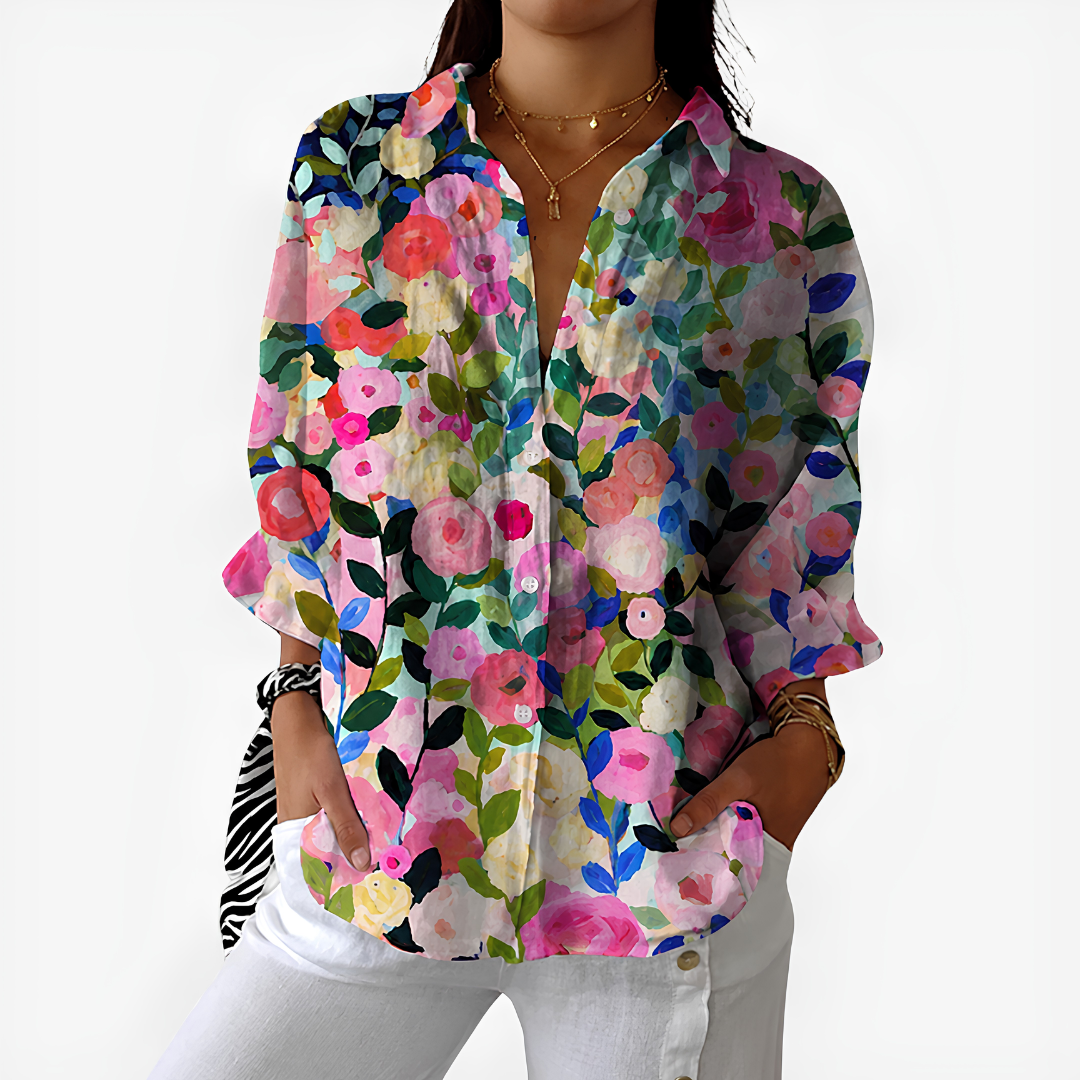 FREYA | Blouse with floral print