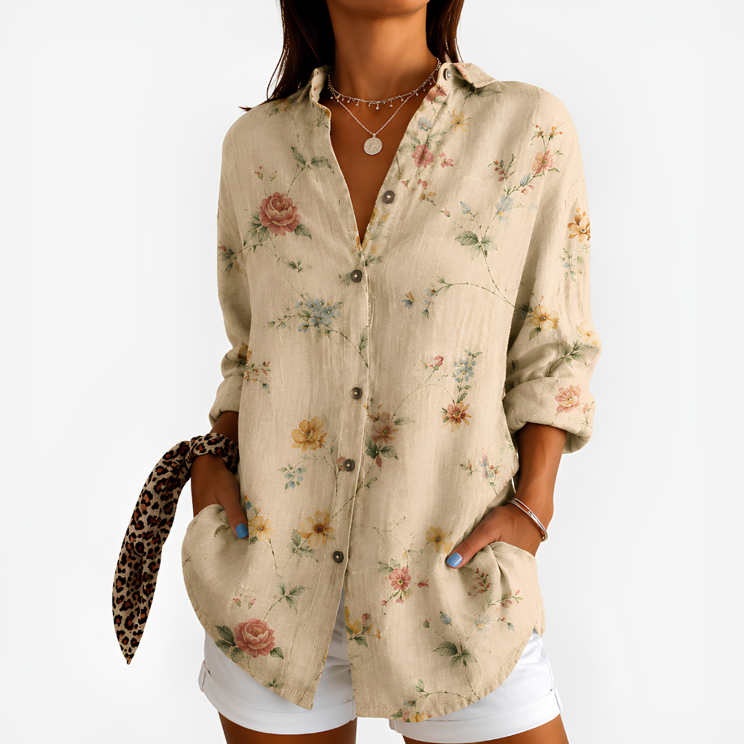 CHARLOTTE | Blouse with floral print