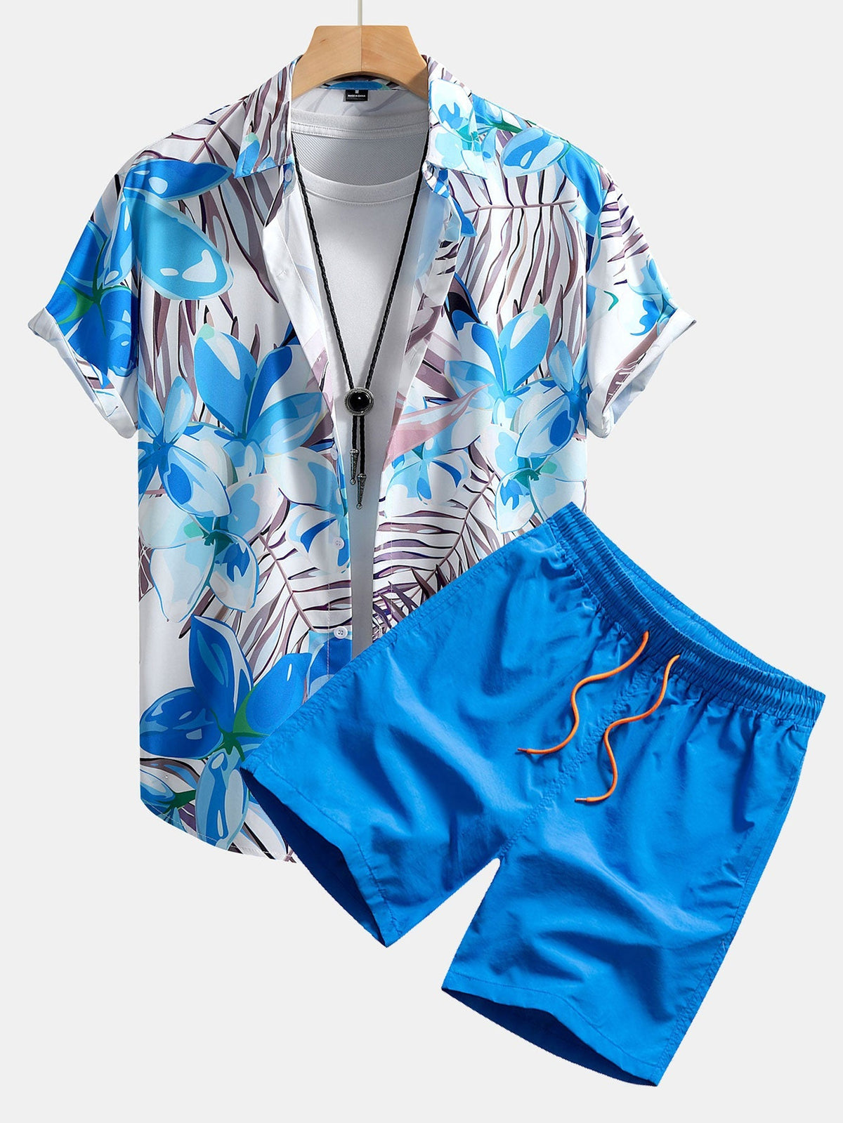 WILLOW | Set with botanical print shorts