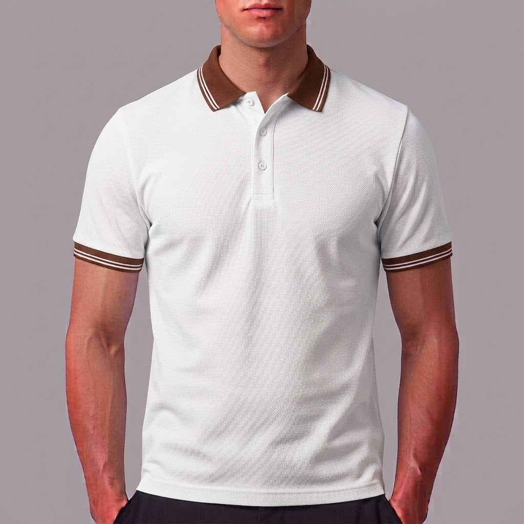 MASON | Polo shirt with contrast piping