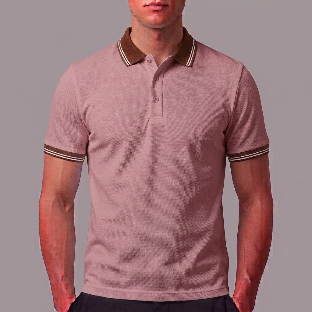 MASON | Polo shirt with contrast piping