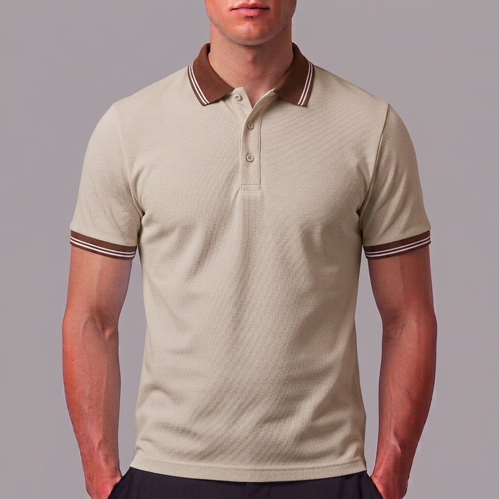 MASON | Polo shirt with contrast piping