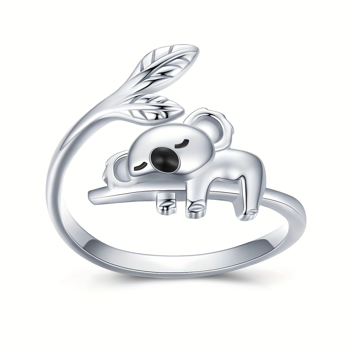 ROSE | Ring with koala and leaf detail