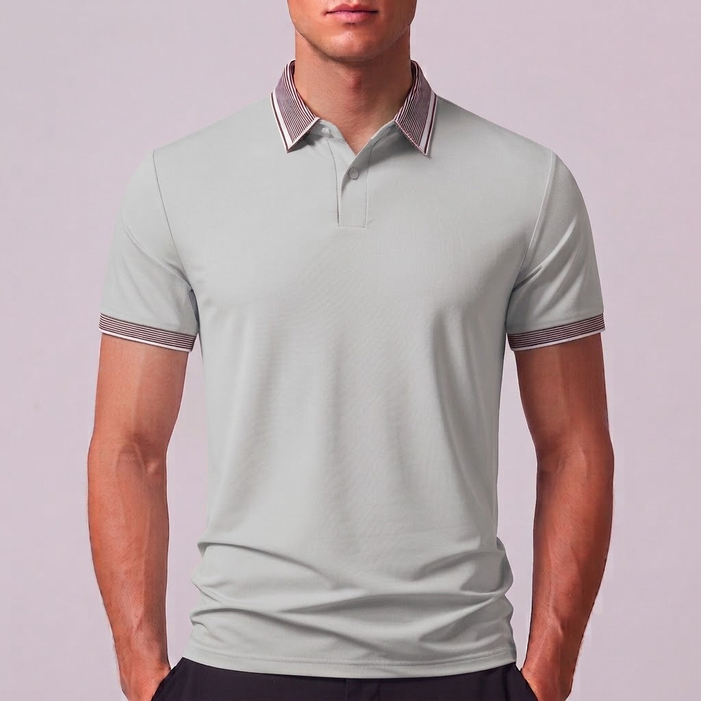 MORGAN | Polo shirt with contrast stripes