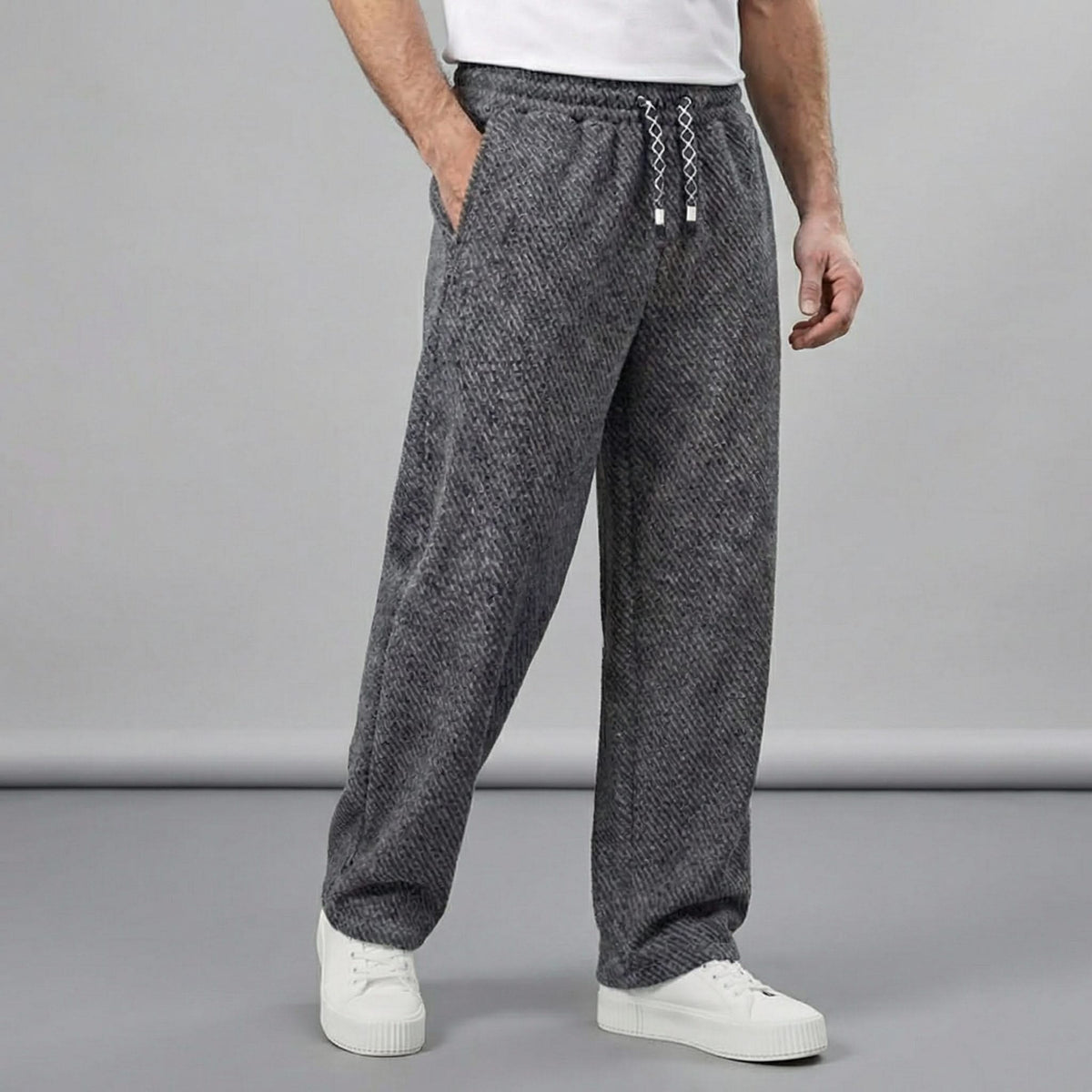 CALDER | Wide-leg trousers with drawstring waist