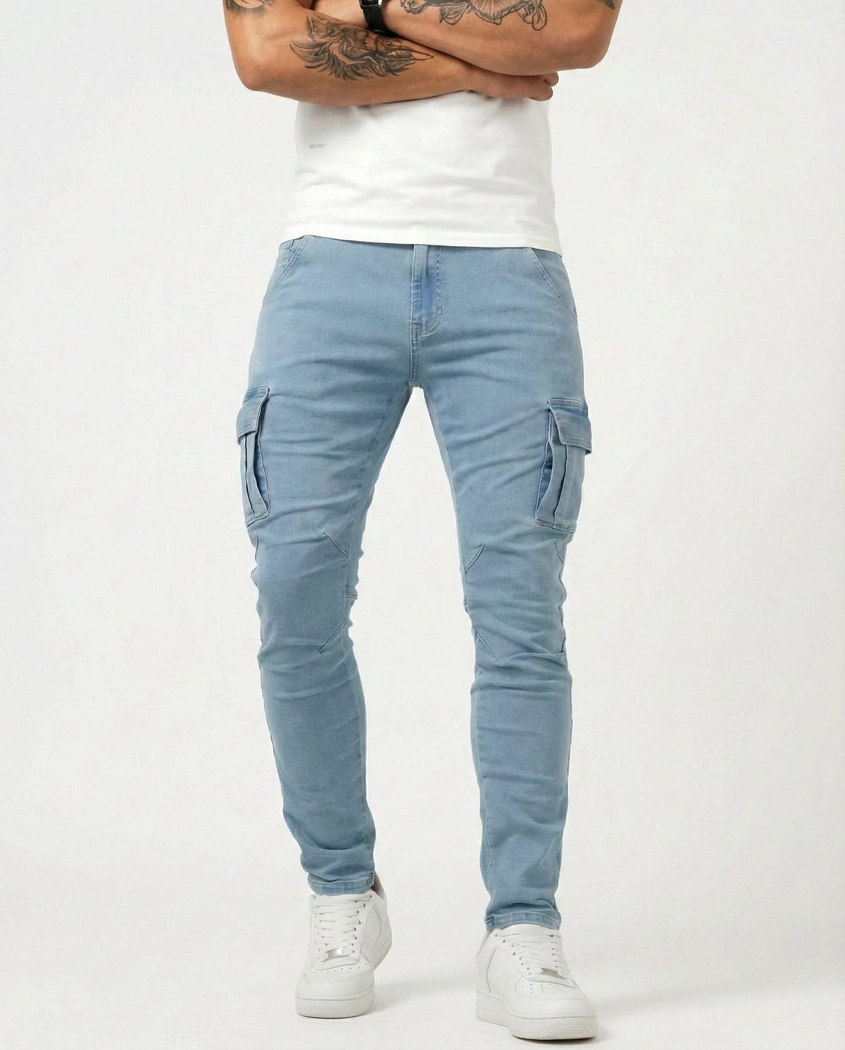 BEAUMONT | Slim-cut trousers with stretch fit
