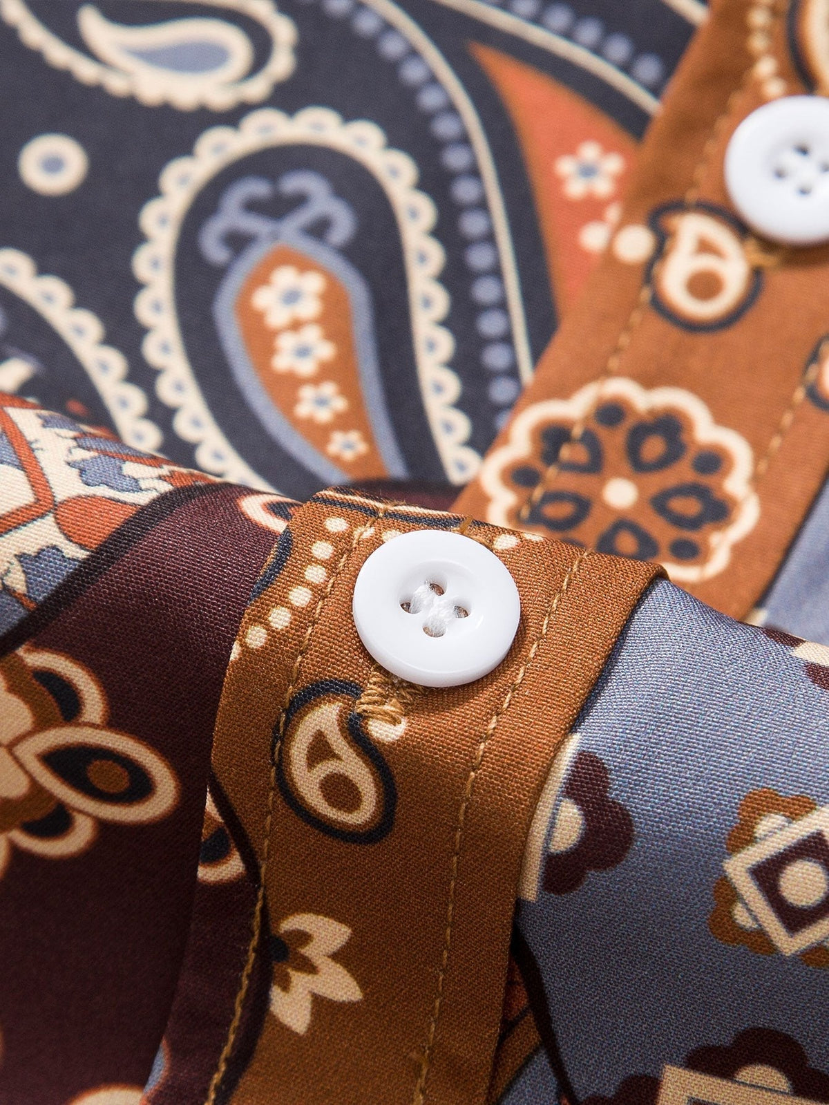 IMOGEN | Shirt and shorts set with paisley print