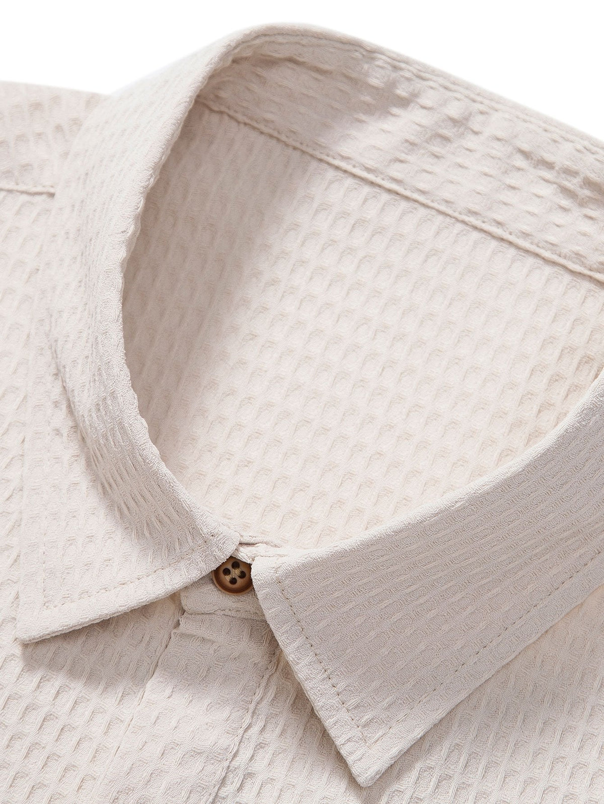 WILLIAM | Polo and shorts set with waffle knit