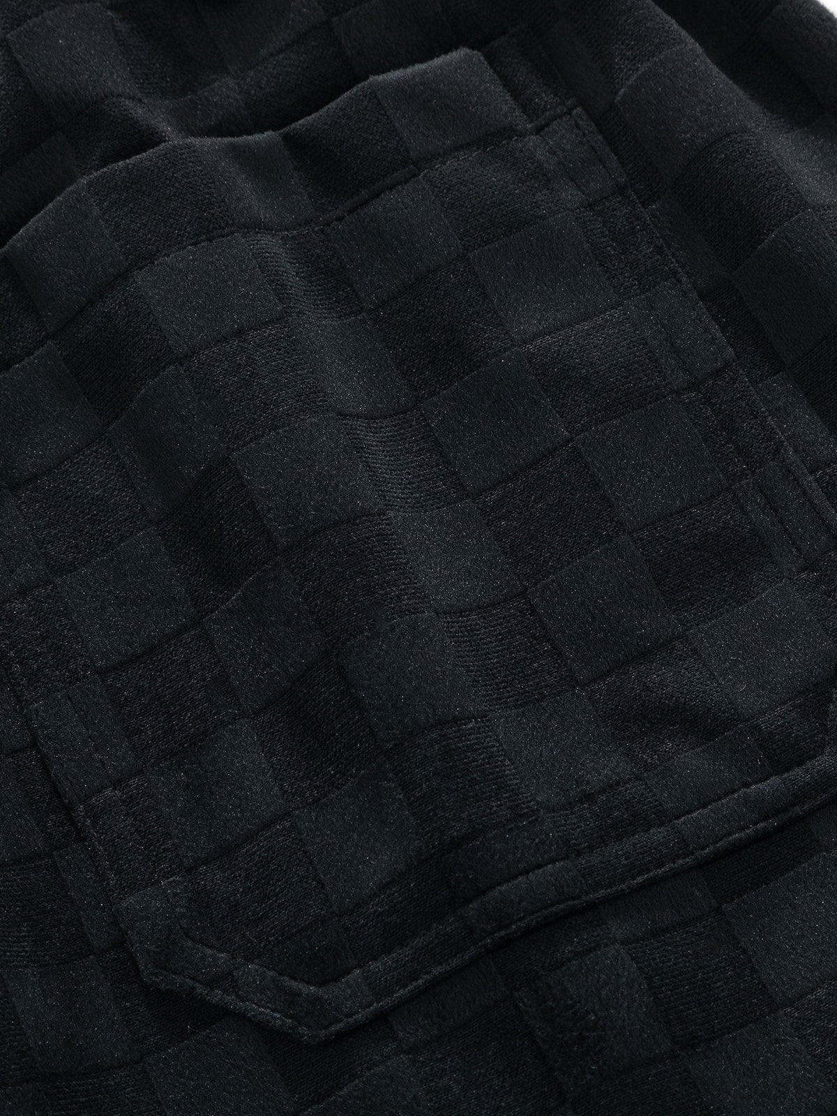 ROSE | Straight-leg trousers with check print