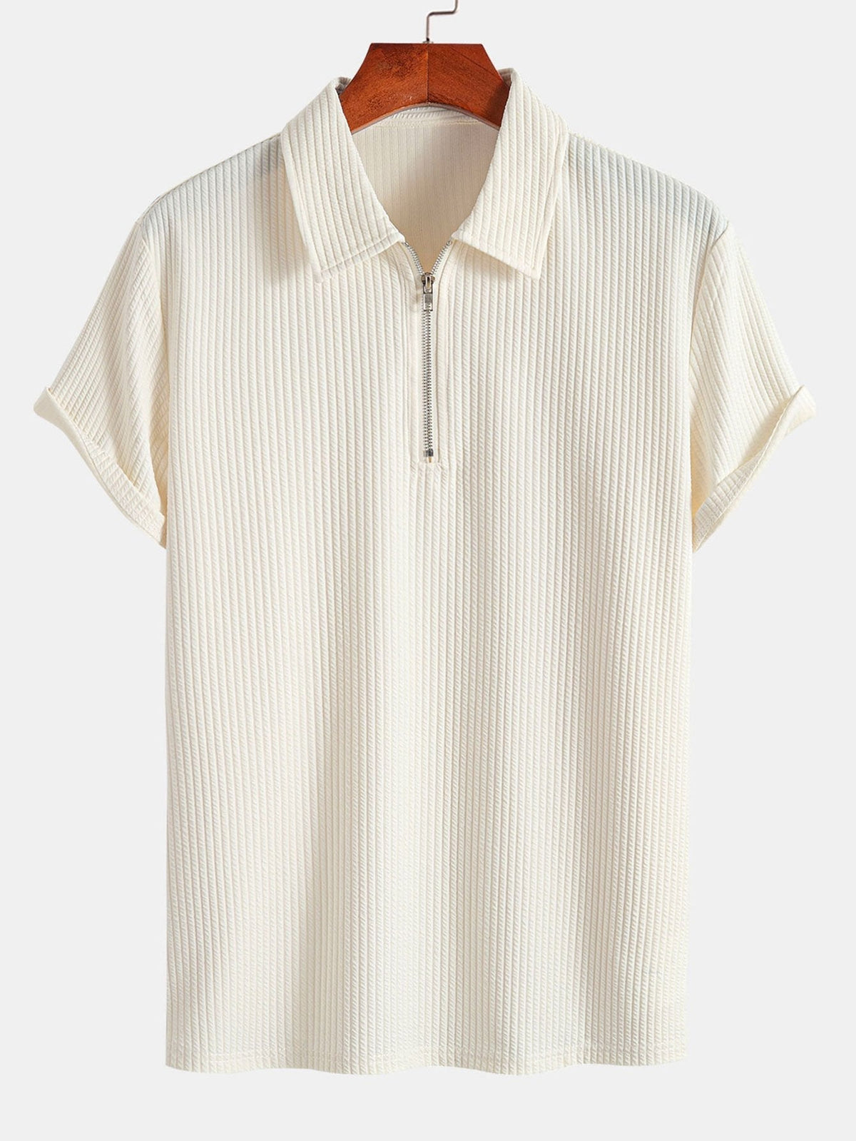 RUFUS | Polo and shorts set with half-zip