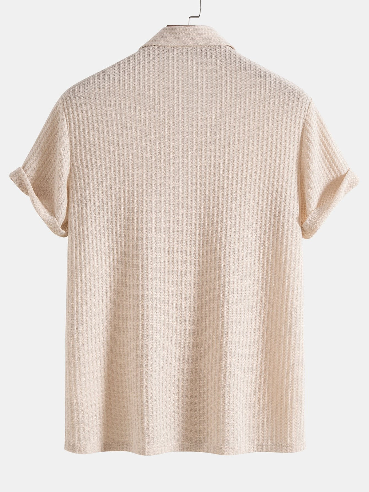 BENJAMIN | Polo and shorts set with waffle knit