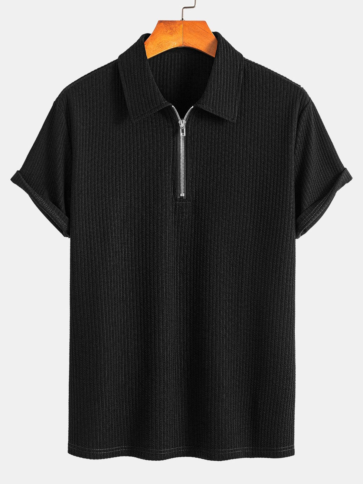 RUFUS | Polo and shorts set with half-zip