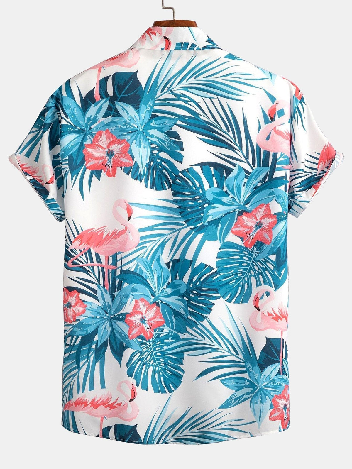 CHLOE | Set with flamingo print shorts