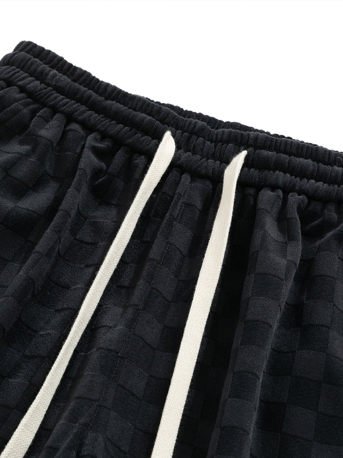 ROSE | Straight-leg trousers with check print