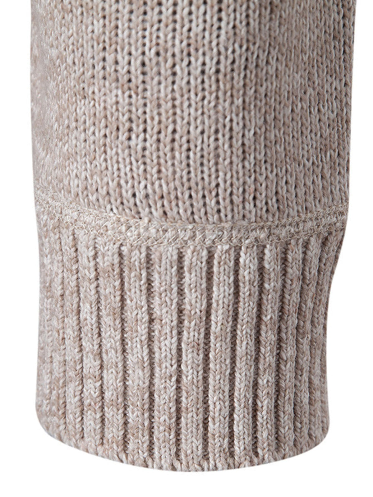 LILY | Quarter-zip sweater with random print