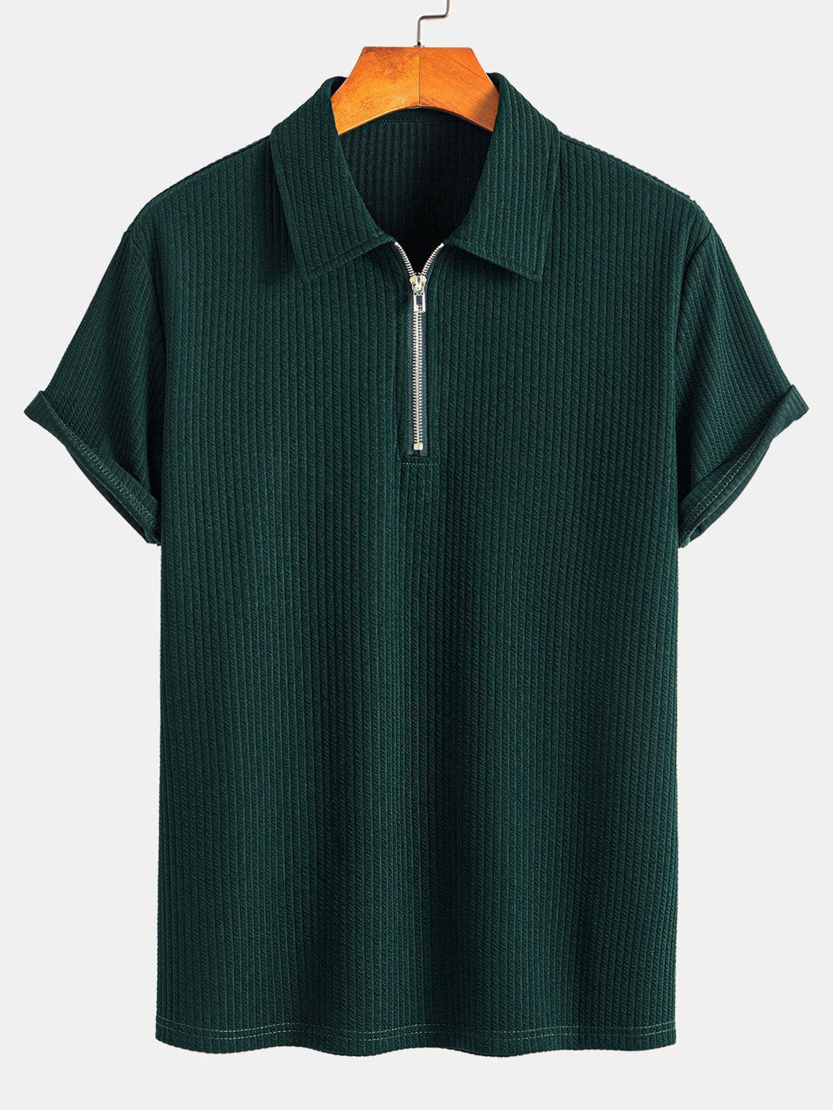 RUFUS | Polo and shorts set with half-zip