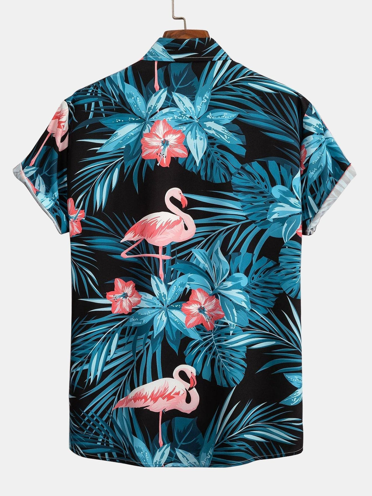 CHARLIE | Set with all-over flamingo print