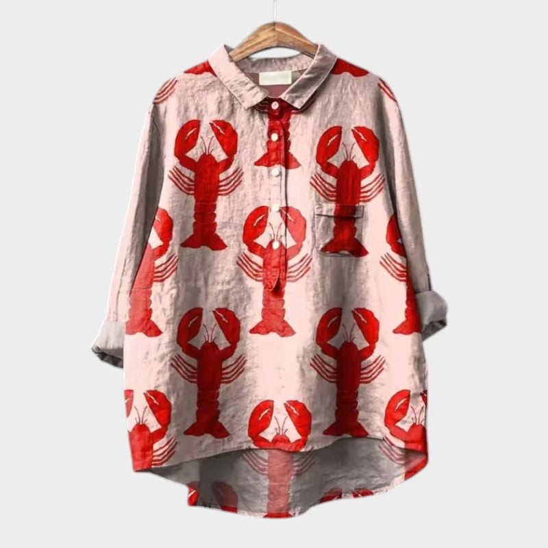 LILY | Relaxed tunic with spring print