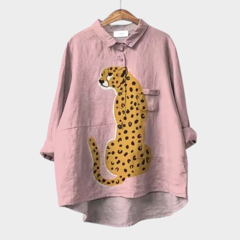 LILY | Relaxed tunic with spring print