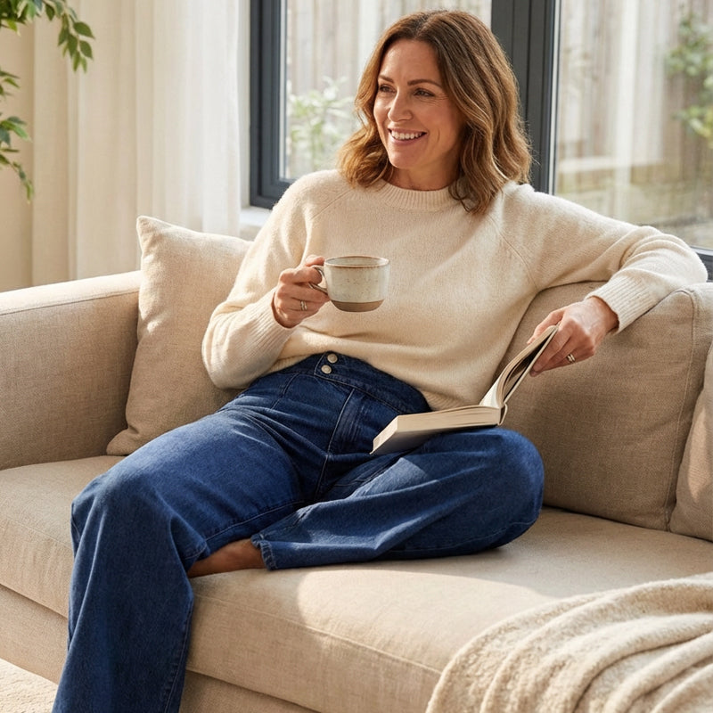OLIVIA | High-waist wide-leg jeans