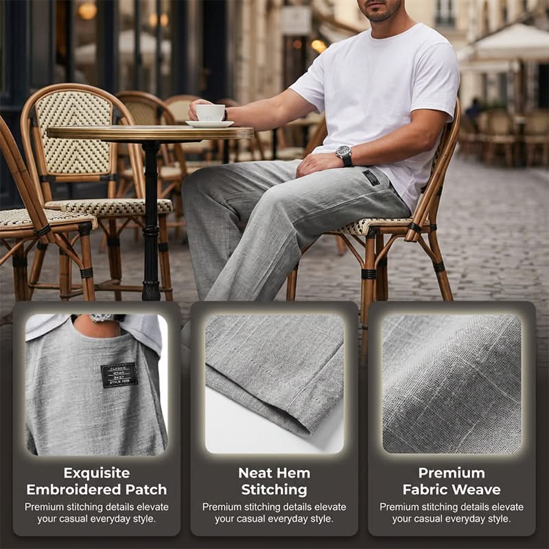 LEO | Straight-leg trousers with pockets
