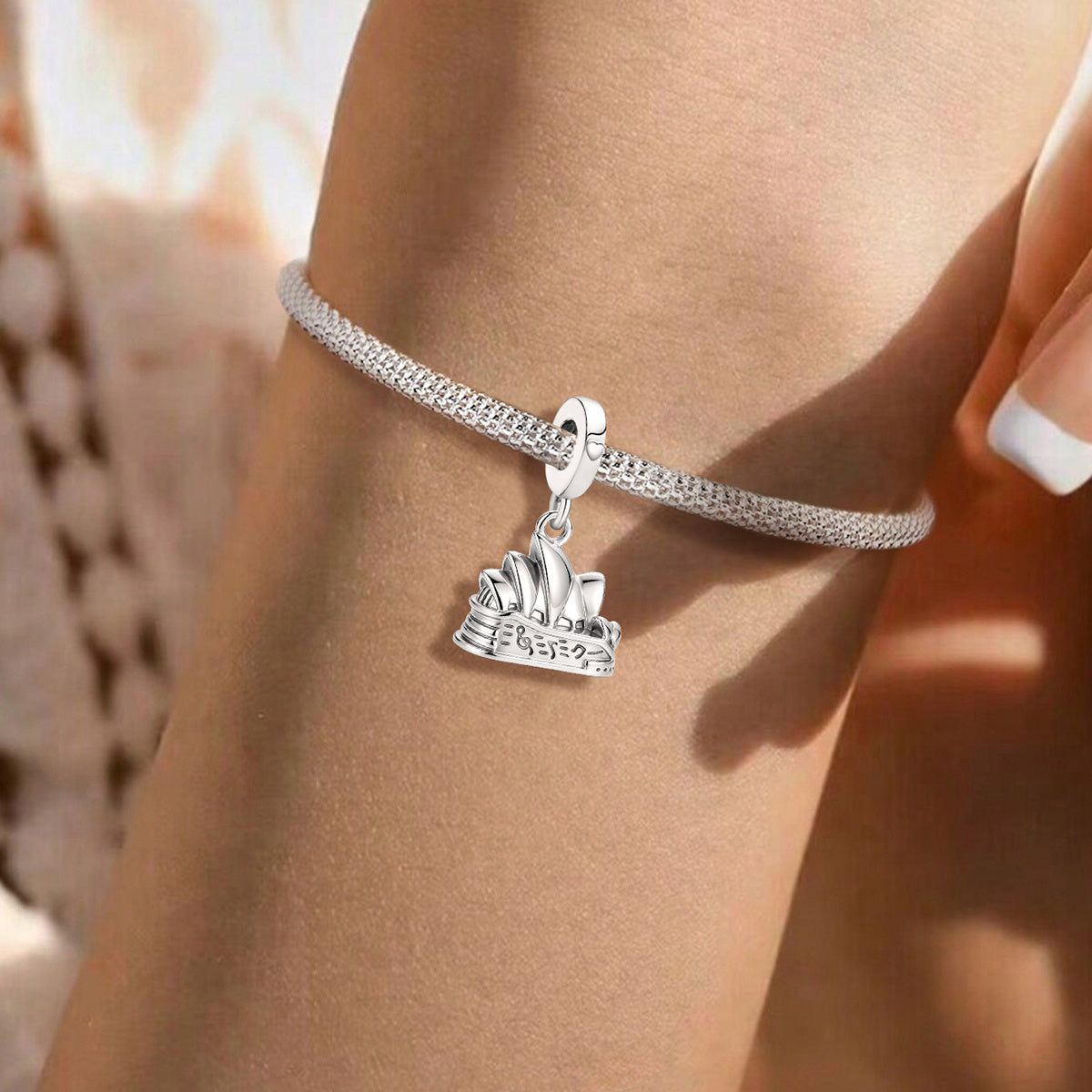 HARPER | Charm with cubic zirconia detail