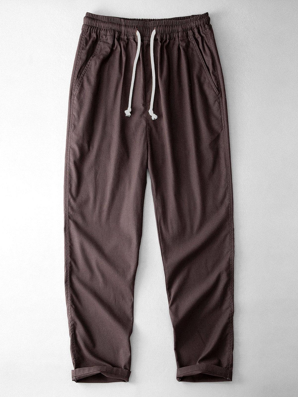 ELLA | Straight-leg trousers in woven fabric