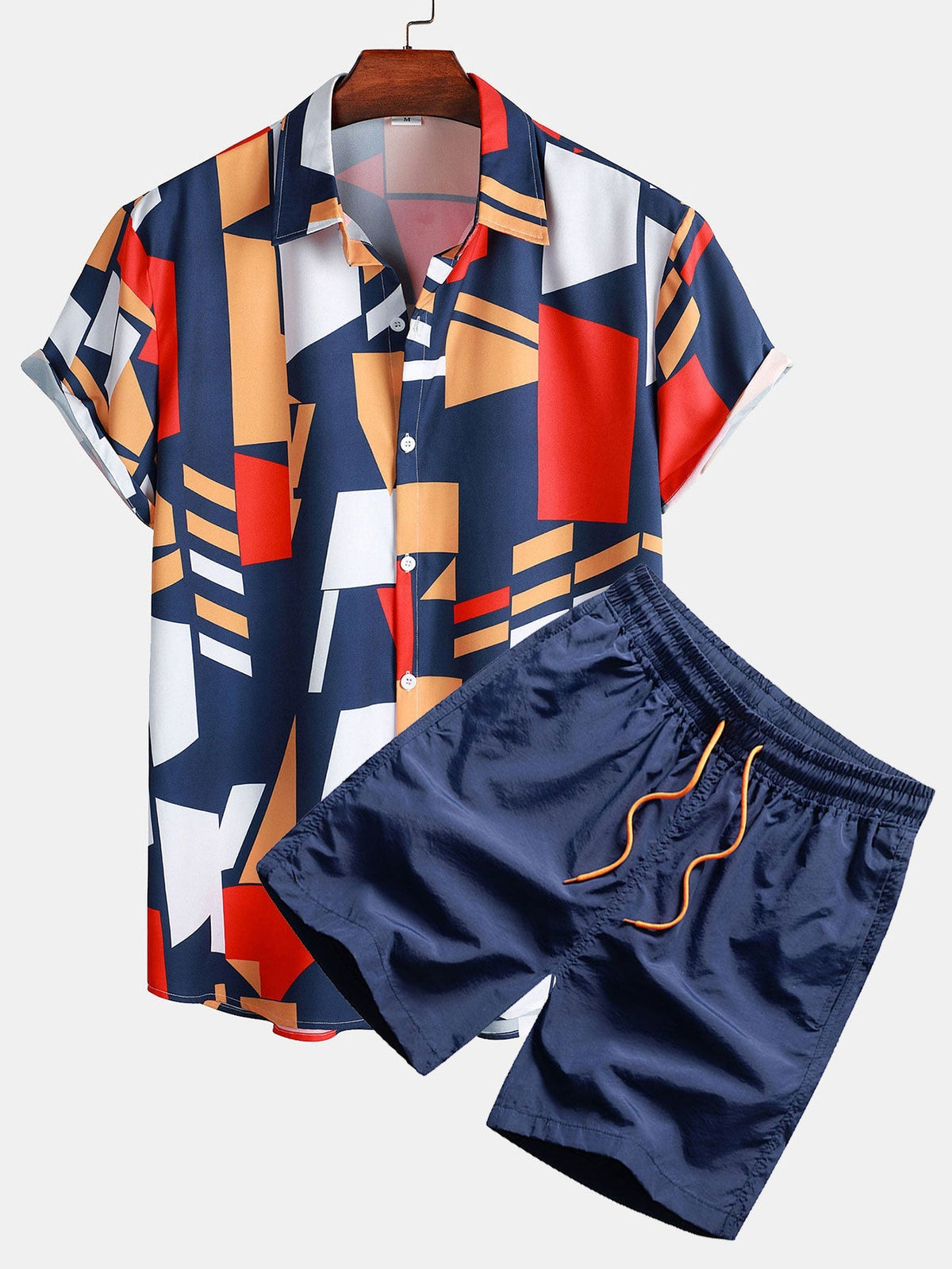 ARTHUR | Shirt and shorts set with all-over print