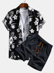 FREYA | Set with floral shirt and shorts