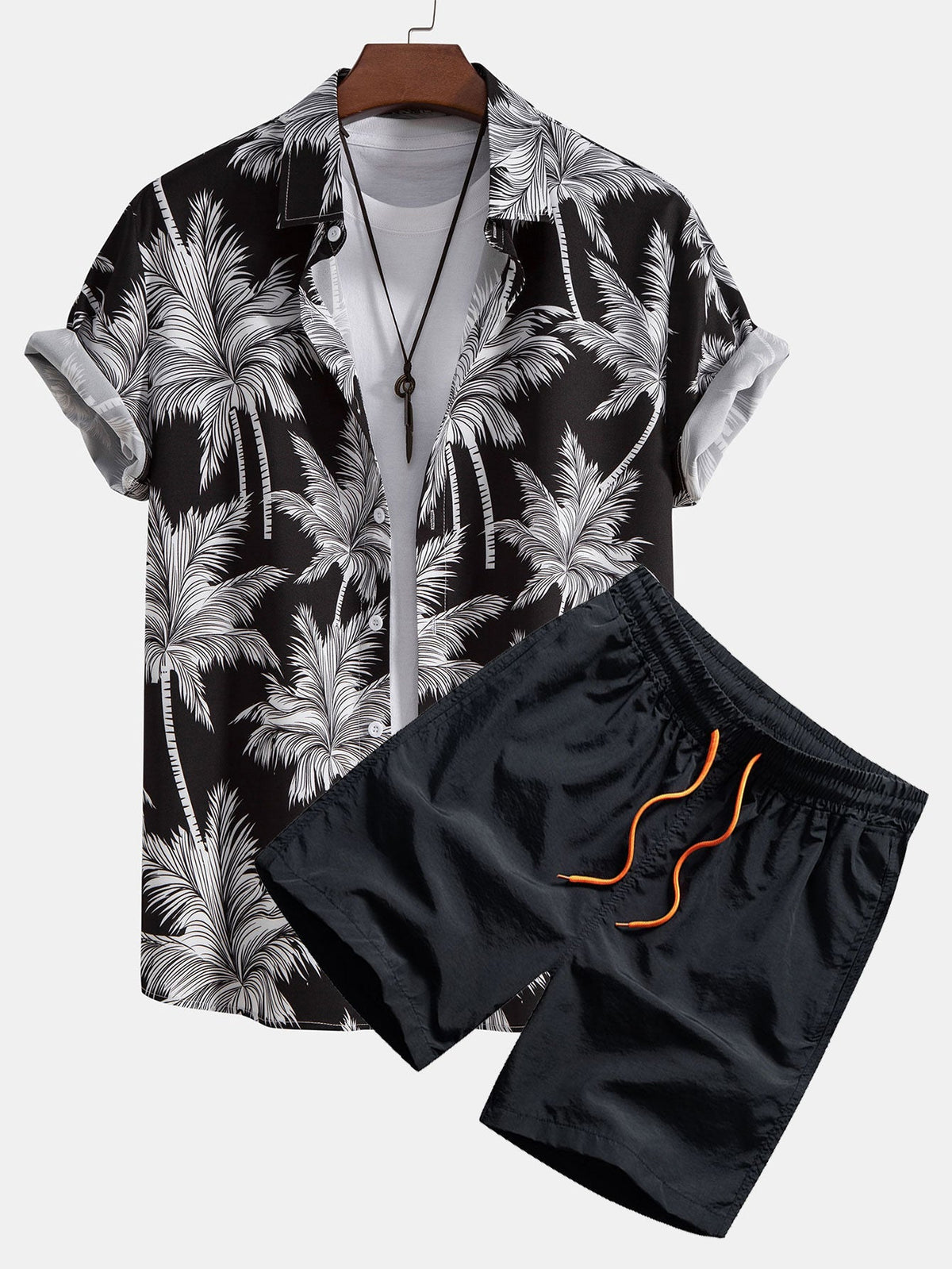 EVE | Shirt and shorts set with all-over print
