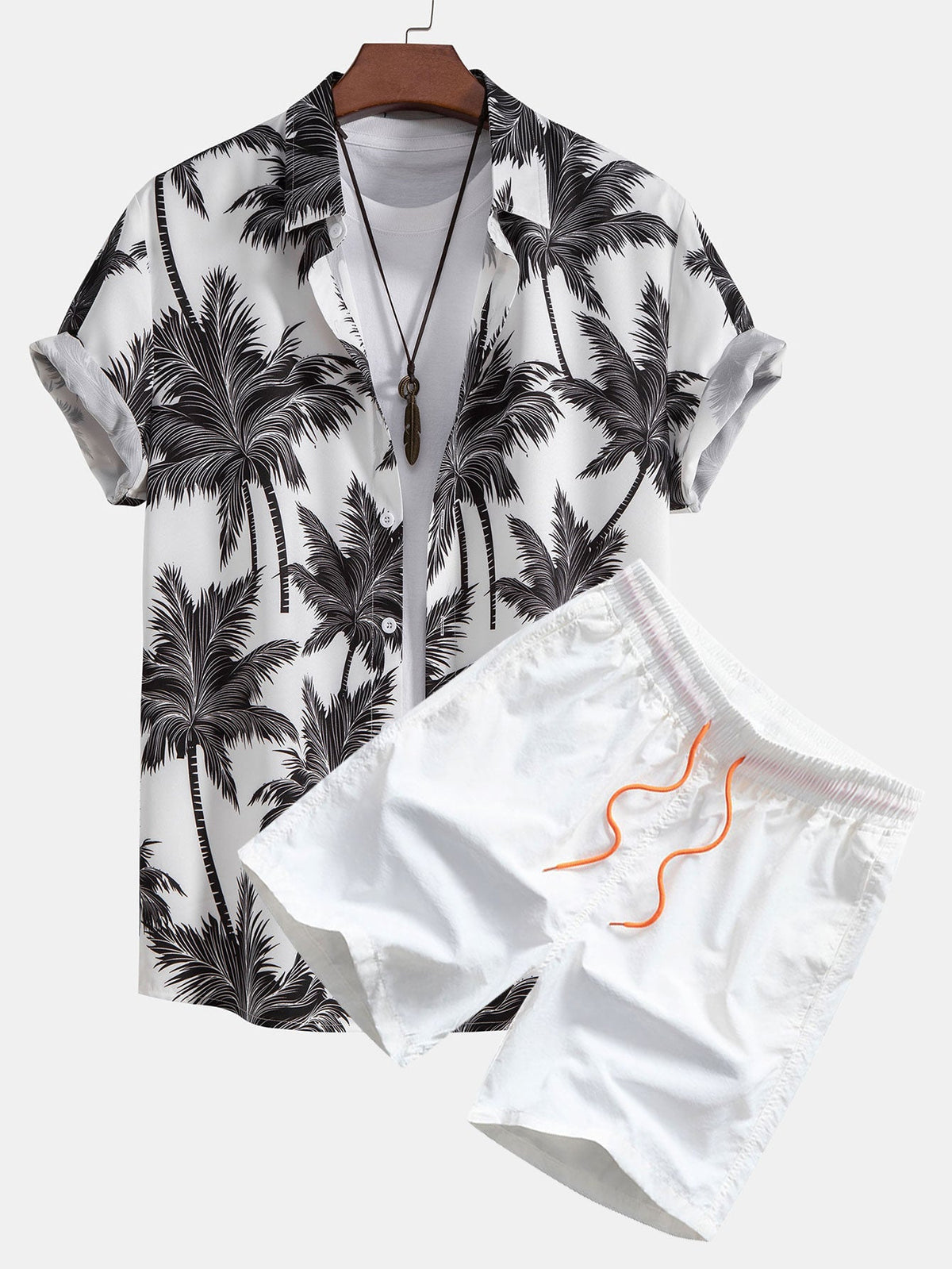 EVE | Shirt and shorts set with all-over print