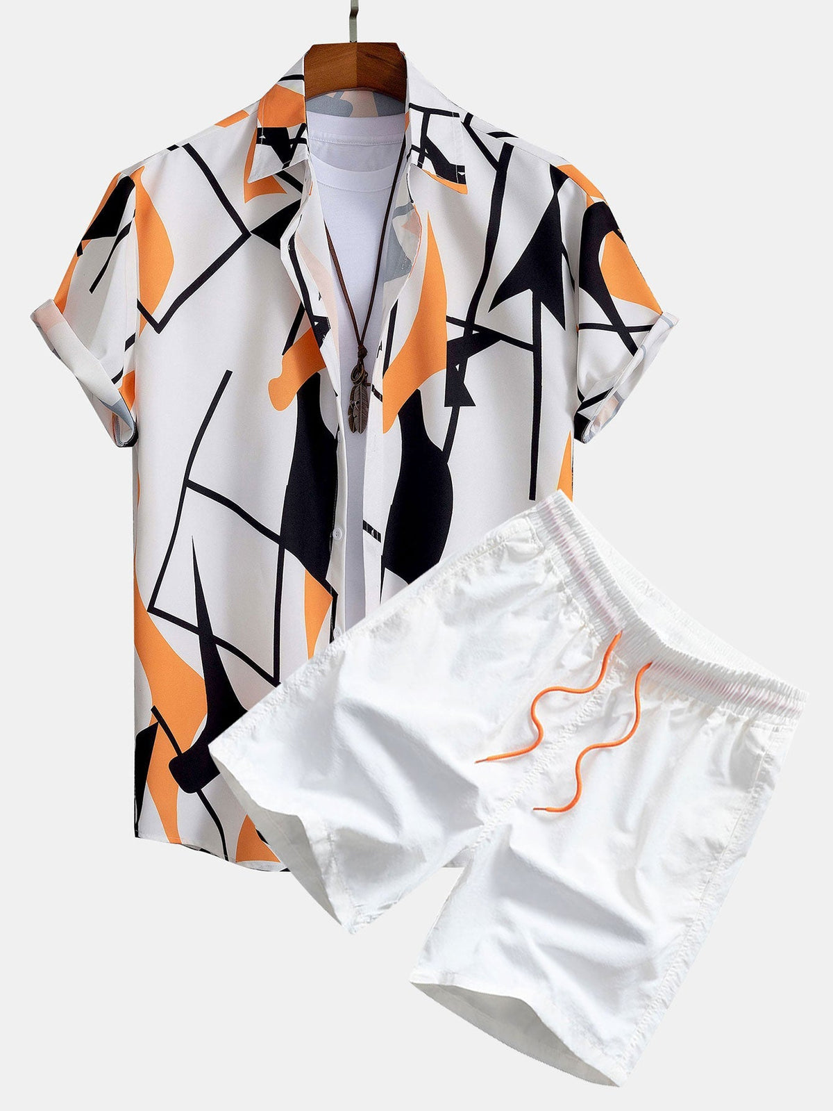 JEMIMA | Set with colourblock shirt