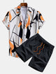 JEMIMA | Set with colourblock shirt