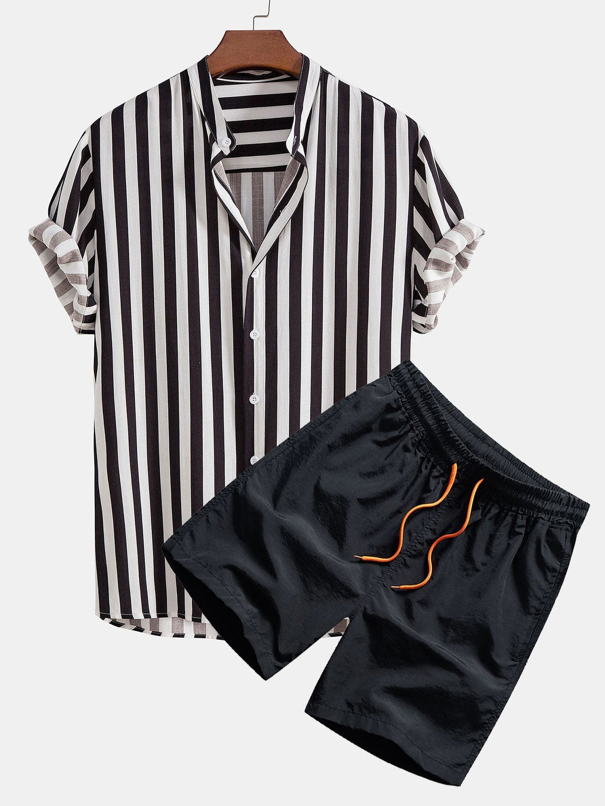 MIA | Set with striped collar shirt