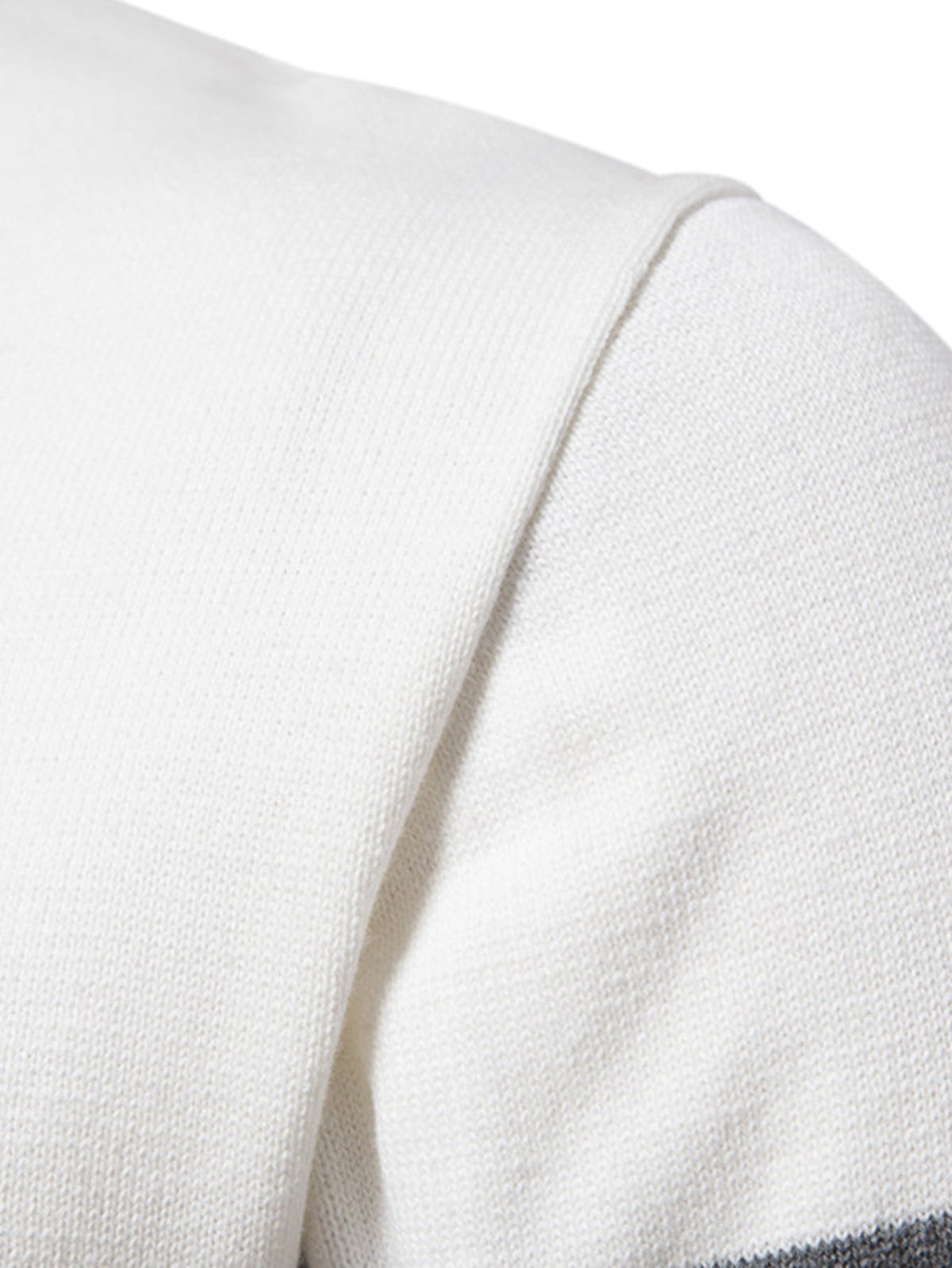 JEMIMA | Geometric jacquard sweater with zip collar