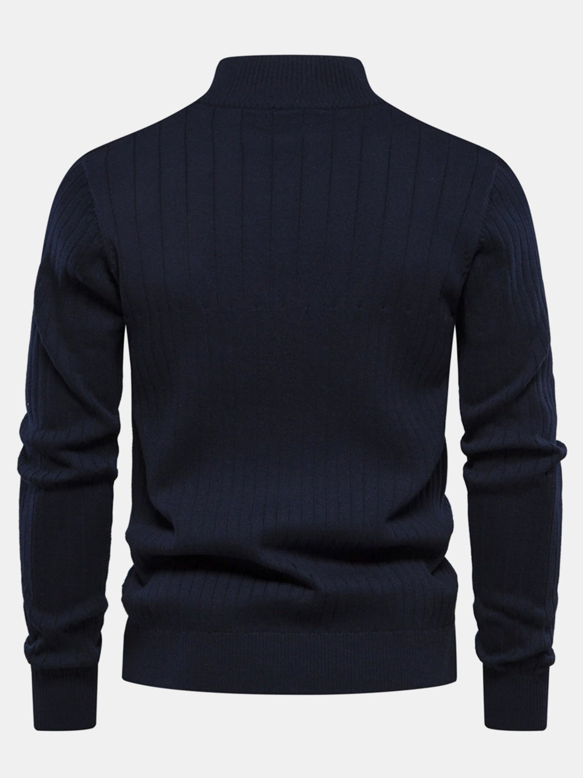 BEATRIX | Striped sweater with zip collar