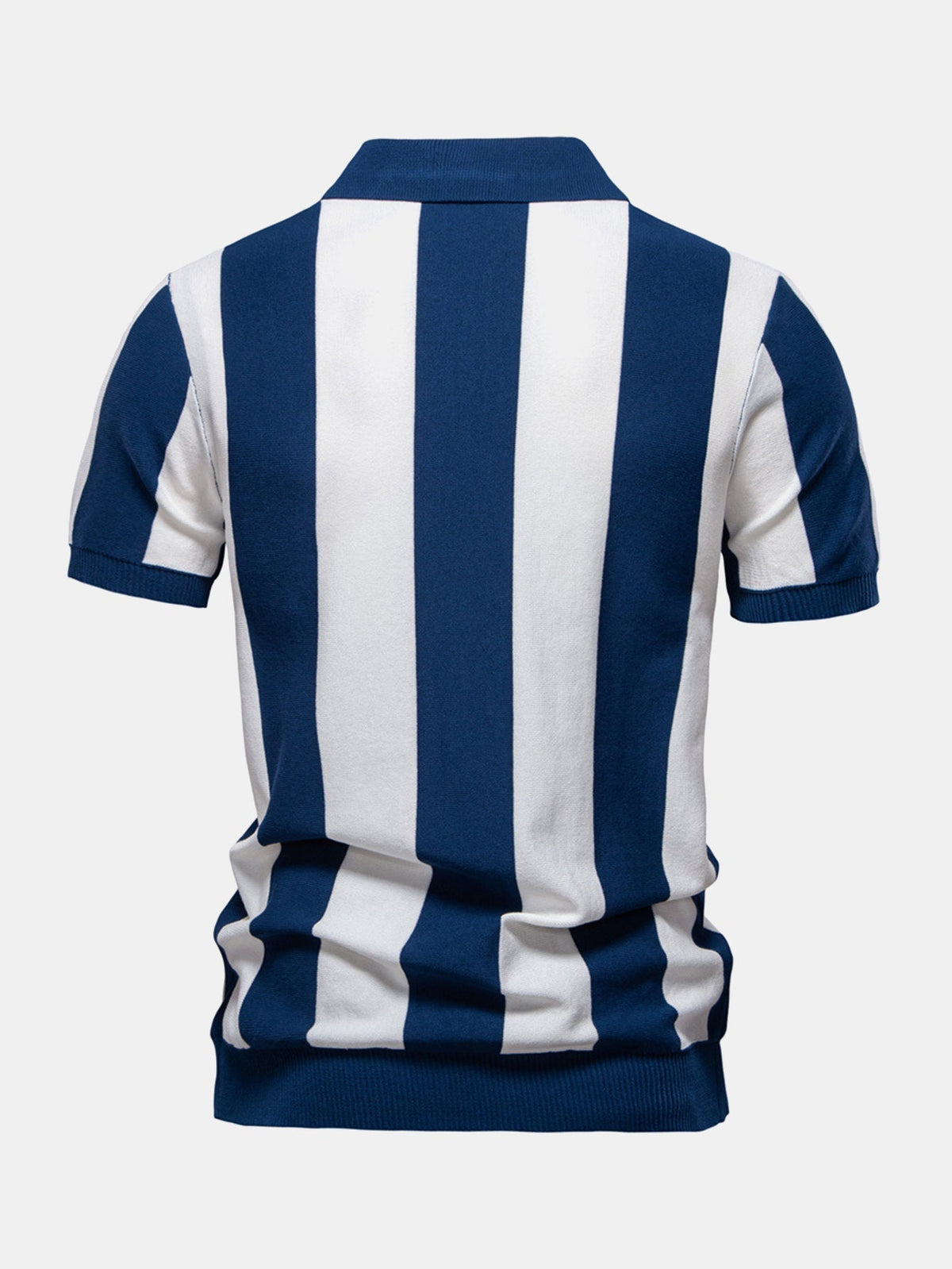 FELIX | Zip polo with contrast knit