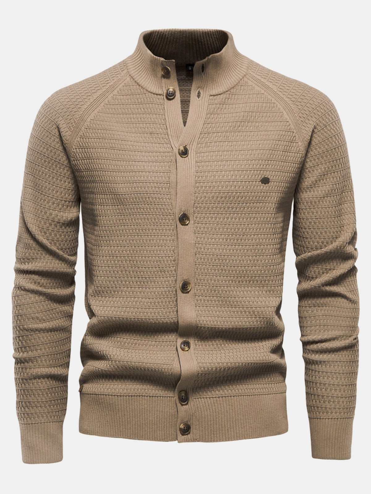 IVY | Knit sweater with button collar